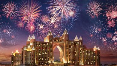 أين تقام عروض الألعاب النارية في رأس السنة بدبي